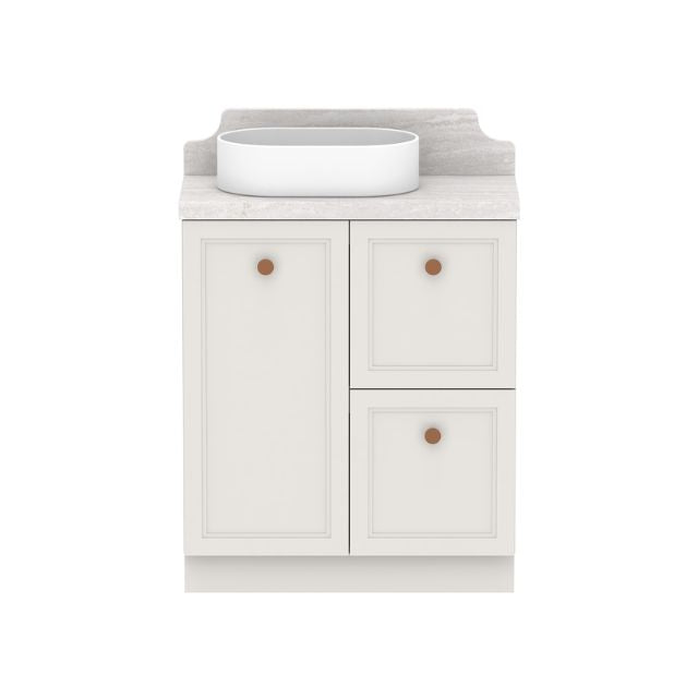 ADP Mabel Ensuite Floor Standing Vanity With Cherry Pie Premium Solid Surface Benchtop