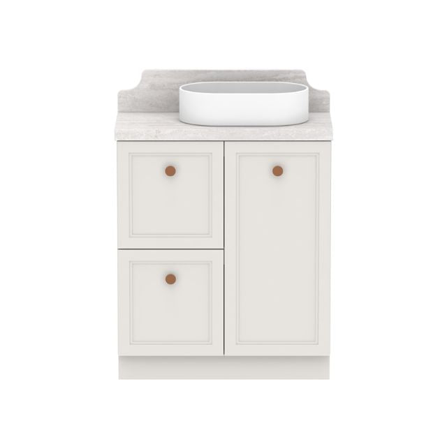 ADP Mabel Ensuite Floor Standing Vanity With Cherry Pie Premium Solid Surface Benchtop