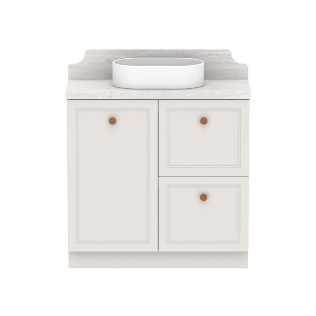 ADP Mabel Ensuite Floor Standing Vanity With Cherry Pie Premium Solid Surface Benchtop