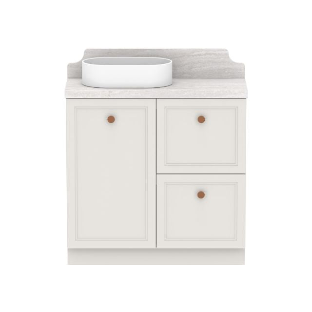 ADP Mabel Ensuite Floor Standing Vanity With Cherry Pie Premium Solid Surface Benchtop