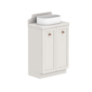 ADP Mabel Ensuite Floor Standing Vanity With Durasein Benchtop - 600mm Centre Basin MABECW0600WKCDU | The Blue Space