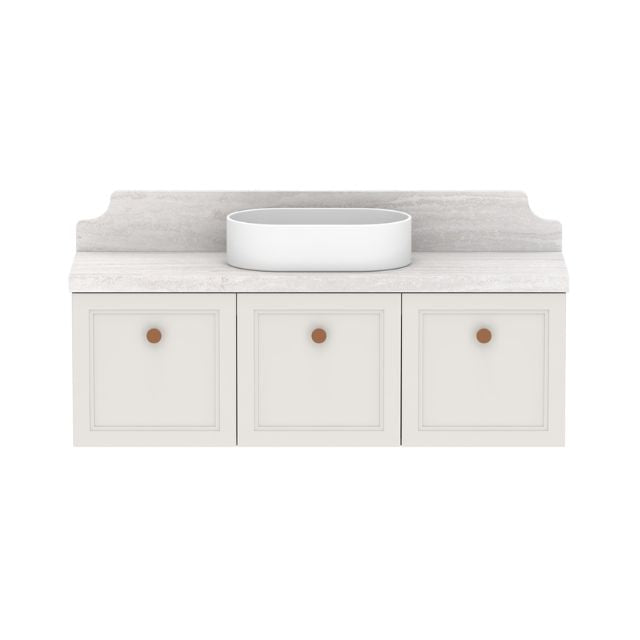 ADP Mabel Ensuite Wall Hung Vanity With Cherry Pie Premium Solid Surface Benchtop - 1200mm Centre Basin MABECS1200WHCCP | The Blue Space