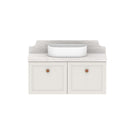 ADP Mabel Ensuite Wall Hung Vanity With Cherry Pie Premium Solid Surface Benchtop - 900mm Centre Basin MABECS0900WHCCP | The Blue Space