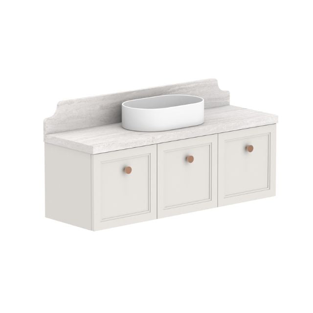 ADP Mabel Ensuite Wall Hung Vanity With Durasein Benchtop - 1200mm Centre Basin MABECS1200WHCDU | The Blue Space