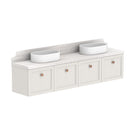 ADP Mabel Ensuite Wall Hung Vanity With Durasein Benchtop - 1800mm Double Basin MABECS1800WHDDU | The Blue Space