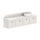 ADP Mabel Ensuite Wall Hung Vanity With Durasein Benchtop - 1800mm Right Basin MABECS1800WHRDU | The Blue Space