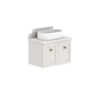 ADP Mabel Ensuite Wall Hung Vanity With Durasein Benchtop - 600mm Centre Basin MABECS0600WHCDU | The Blue Space