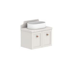 ADP Mabel Ensuite Wall Hung Vanity With Durasein Benchtop - 600mm Centre Basin MABECS0600WHCDU | The Blue Space