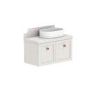 ADP Mabel Ensuite Wall Hung Vanity With Durasein Benchtop - 750mm Right Basin MABECS0750WHRDU | The Blue Space