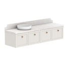 ADP Mabel Wall Hung Vanity With Durasein Benchtop - 1800mm Left Offset Basin MABFCS1800WHLDU | The Blue Space