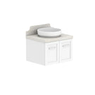 ADP Mabel Wall Hung Vanity With Durasein Benchtop - 600mm Single Basin MABFCS0600WHCDU | The Blue Space