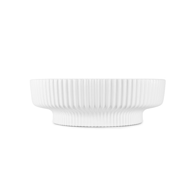 Bao Concertina 410mm Above Counter Basin - Matte White  | The Blue Space