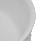 Bao Pill 500mm Above Counter Diamond Embossed Basin - Matte White Textured  | The Blue Space