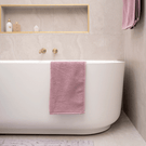 Bao Elegant 1500mm Back to Wall Bath - Matte White