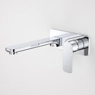 Caroma Luna Wall Basin/Bath Mixer Tap Chrome - The Blue Space