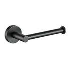 Indigo matte black ciara toilet roll holder. Round straight toilet roll holder at an affordable price. 