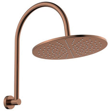 Fienza Empire Slim Curved Shower Arm Set Brushed Copper 411109CO-D - The Blue Space