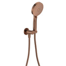 Fienza Empire Slim Hand Shower Round Plate Brushed Copper 433202CO - The Blue Space