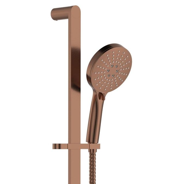 Close Fienza Empire Slim Rail Shower Brushed Copper 444118CO - The Blue Space