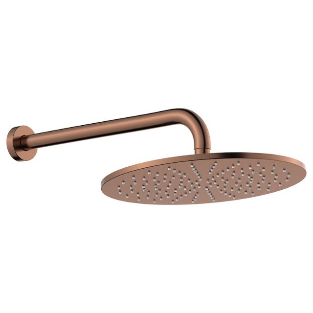 Fienza Empire Slim Shower Arm Set Brushed Copper 411109CO-B - The Blue Space