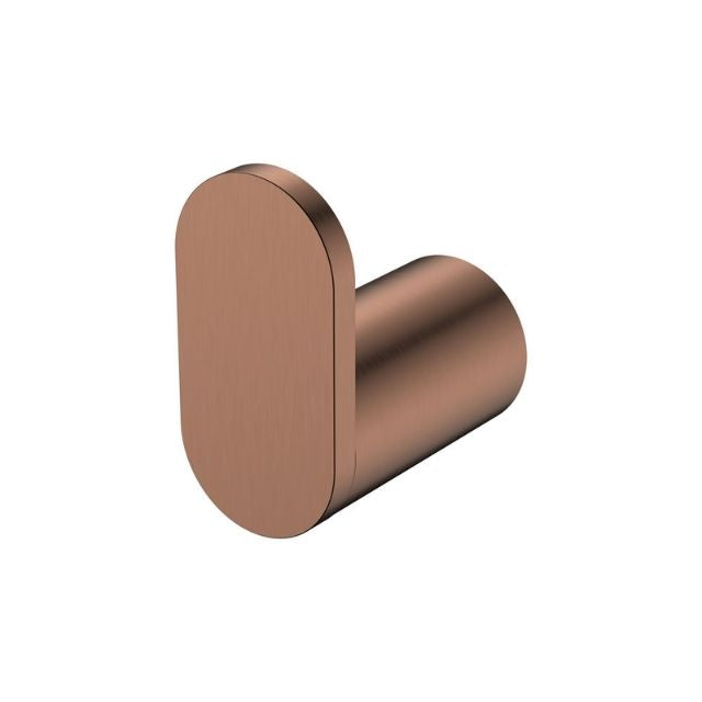 Fienza Empire Slim Single Robe Hook Brushed Copper 88904CO - The Blue Space