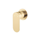 Fienza Empire Slim Wall Mixer Round Plate Urban Brass 234101UB-2-LF - The Blue Space