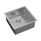 Angle Fienza Hana Single Bowl Sink 32L Top/Undermount 450X450X200mm 68401 - The Blue Space