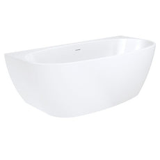 Fienza Keeto Back-to-wall Acrylic Bath With Overflow 1700mm FR65-1700-OF - The Blue Space