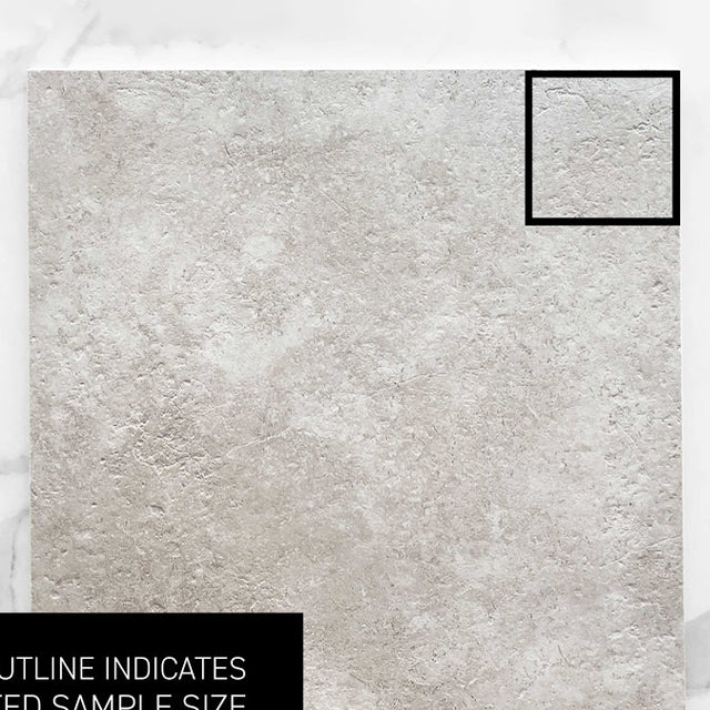 Ivory Luna Limestone Tile Honed P2 600 x 1200 x 10mm Porcelain  | The Blue Space