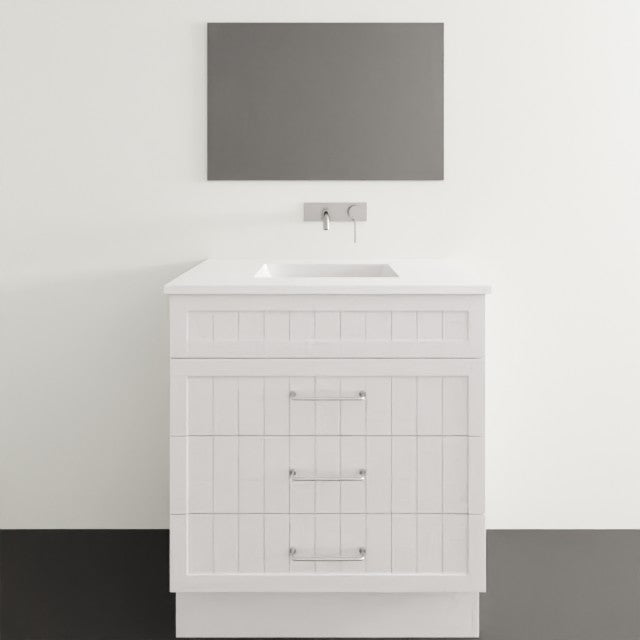 Marquis Kiama13 Floor Standing Vanity - 750mm Centre Bowl - 3 drawer KIAMA13-FS | The Blue Space