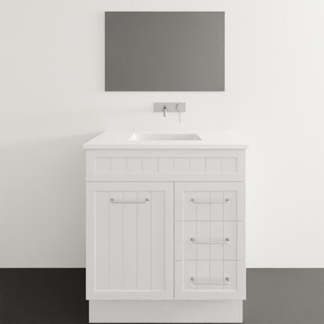 Marquis Kiama2 Floor Standing Vanity - 750mm Centre Bowl - 1 door 3 drawer KIAMA2-FS | The Blue Space