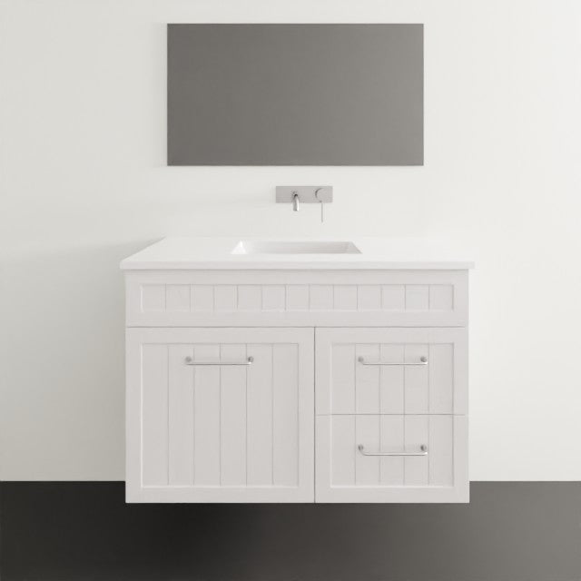 Marquis Kiama3 Wall Hung Vanity - 900mm Centre Bowl - 1 door 2 drawer KIAMA3-WH | The Blue Space