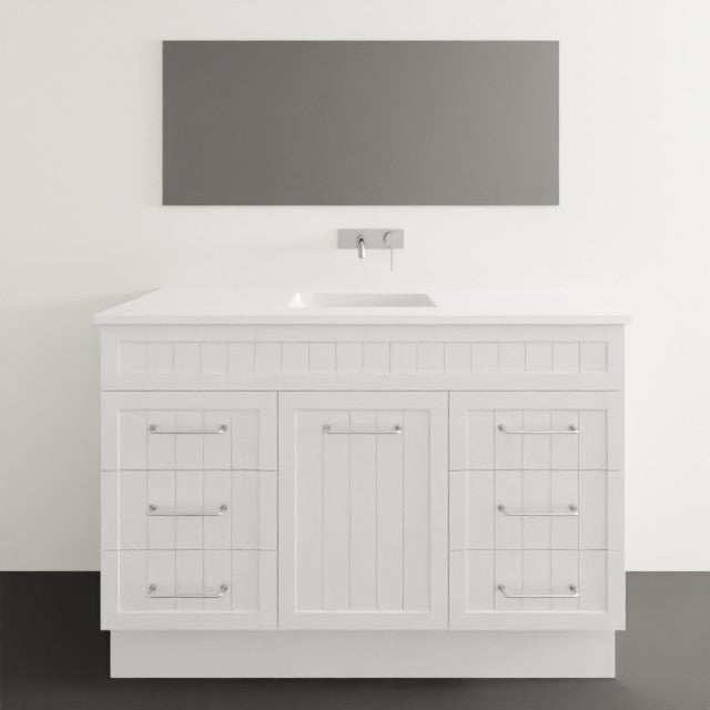 Marquis Kiama5 Floor Standing Vanity - 1200mm Centre Bowl - 1 door 6 drawer KIAMA5-FS | The Blue Space