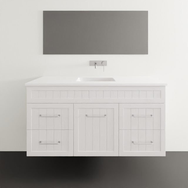 Marquis Kiama5 Wall Hung Vanity - 1200mm Centre Bowl - 1 door 4 drawer KIAMA5-WH | The Blue Space