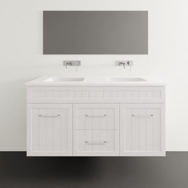 Marquis Kiama6 Wall Hung Vanity - 1200mm Double Bowl - 2 door 2 drawer KIAMA6-WH | The Blue Space