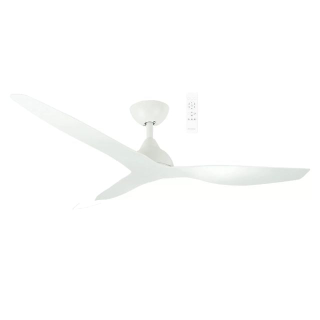 Martec Avoca DC 1220mm Ceiling Fan Matt White MADC123WWR - The Blue Space