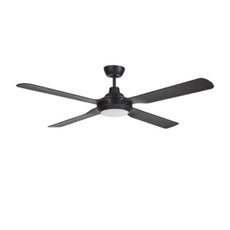 Martec Discovery II 1220mm Ceiling Fan with LED Light Matt Black MDF1243M - The Blue Space