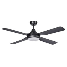 Martec Discovery II 1440mm Ceiling Fan with LED Light Matt Black MDF1443M - The Blue Space