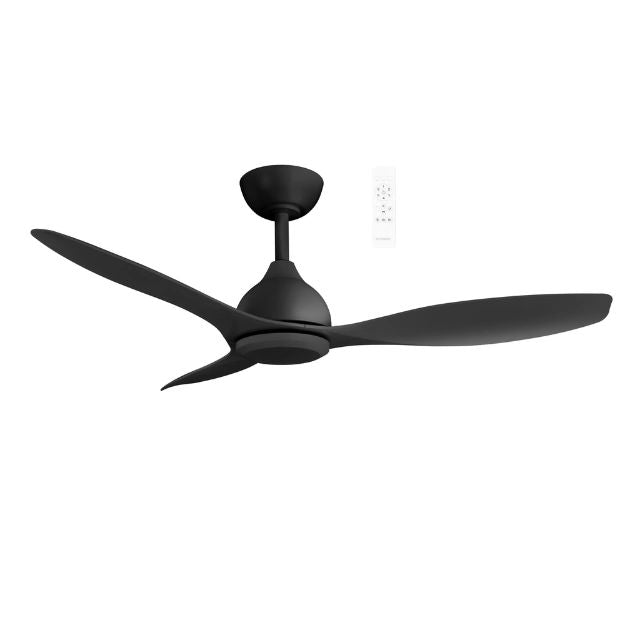 Martec Elite DC 1220mm Ceiling Fan Matt Black MEDC123M - The Blue Space