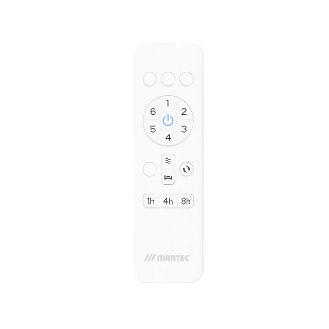 Remote Martec Elite DC 1320mm Ceiling Fan Matt White MEDC133W - The Blue Space