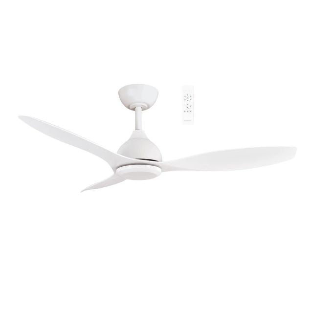 Martec Elite DC 1320mm Ceiling Fan Matt White MEDC133W - The Blue Space