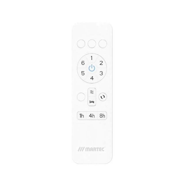 Remote Martec Esprit DC 1320mm Ceiling Fan Matt White MDCE135W - The Blue Space