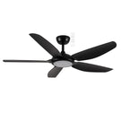 Martec Esprit DC 1320mm Ceiling Fan with LED Light Matt Black MDCE1353M - The Blue Space