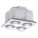 Fan Housing Martec Forme 4 Heat 3 in 1 Bathroom Heater Exhaust Fan with LED Downlight White MBHF4LW - The Blue Space