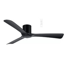 Martec Fresno DC 1320mm Hugger Ceiling Fan Matt Black MFDC133M - The Blue Space