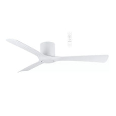 Martec Fresno DC 1320mm Hugger Ceiling Fan Matt White MFDC133W - The Blue Space