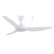 Martec Impact DC 1320mm Ceiling Fan Matt White MIDC133W - The Blue Space