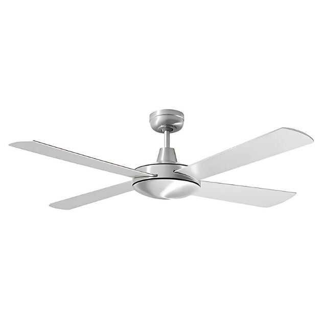 Martec Lifestyle 1320mm 4 Blade Ceiling Fan Brushed Aluminium DLS134B - The Blue Space