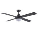 Martec Link 1220mm 4 Blade Ceiling Fan & Light 2 x E27 Matt Black FSL1244M - The Blue Space