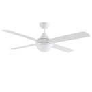 Martec Link 1220mm 4 Blade Ceiling Fan & Light 2 x E27 White FSL1244W - The Blue Space